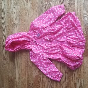 (18-24M) Mexx Baby Lightweight Jacket Sweet Heart Pattern Outdoor Spring Fall